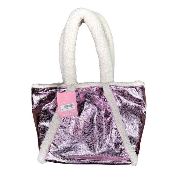 SkinnyDip London Alexa Borg Trim Tote Bag - 11.7” x 10.1” x 6.2” - Picture 5 of 5